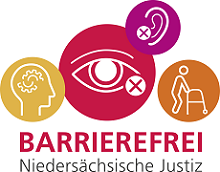Logo Barrierefreiheit Niedersächsische Justiz (zur Startseite)